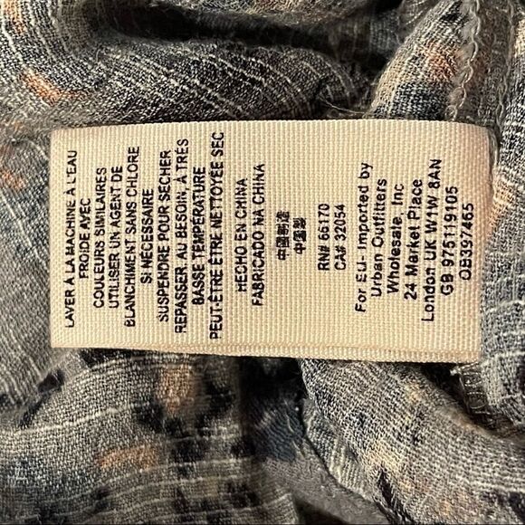 Free People All The Right Ruffles Blue Romper Sz S - Picture 9 of 15